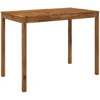 Syfax Tuinmeubelset, tafel, naturel, 141 x 80,5 x 105 cm, massief acaciahout