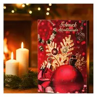 COM-FOUR® 1 adventskalender, gevuld met sieraden: armband, ketting en oorbellen