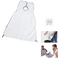 OEM Baardtrim- en opnamestandaard - 107x67 cm - Waterdicht - Antistatisch - Met klemmen - Geschikt voor scheren en trimmen - Wit