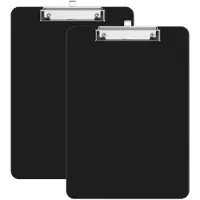 OEM Dubbelzijdig klembord - 31,5 x 22,5 cm - Schrijfbord - Zwart - Geschikt voor kantoren, scholen, ziekenhuizen - Gemakkelijk schrijven dankzij de papierenhouder