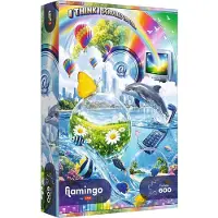 Trefl Puzzel: Flamingo - Internet Chaos Y2K 600 stukjes (DLC)