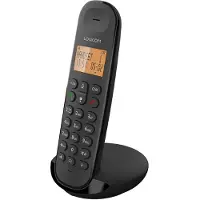 Logicom Téléphone sans fil Iloa 150 Solo Noir