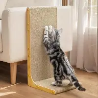 Famanu kraboom in L-vorm, 58 cm, voor wandmontage - Ruimtebesparend en duurzaam