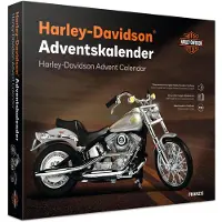 Sonstige Verlage 67284 - Adventskalender Harley-Davidson - Modelbouwpakket op schaal 1:43, inclusief geluidsmodule en een begeleidend boek van 52 pagina's
