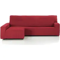 Martina Home ligbed met armleuning, links, rood