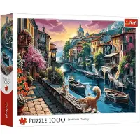 Trefl Puzzel van 1000 stukjes: "Vakantie in Italië" -