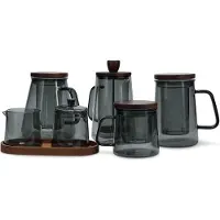 Salt & pepper Melkkan en Suikerpot Luma Grey 220 ml