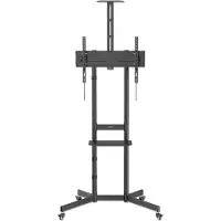 Manhattan 462716, 177,8 cm (70 inch), 100 x 100 mm, 600 x 400 mm, -10 tot 5°, Ocel, Kunststof, Zwart