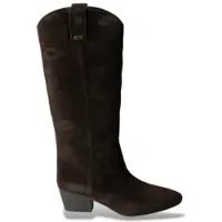 Twinset Dames Stivale Tex T.M. In Camoscio (40), Bruin, 3 tot 5 cm, Ritssluiting, Casual 262TGT042