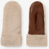 Sissy-Boy Beige leren wanten | Maat: S-M