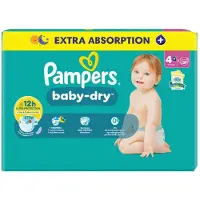 Pampers 2x Baby Dry Luiers Maat 4+ (10-15 kg) 39 stuks