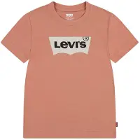 Levi's Kids T-shirt oranje Jongens Katoen Ronde hals Logo - maat 128
