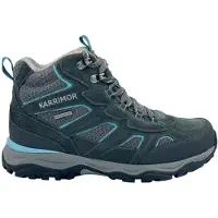 Karrimor Waterdichte wandelschoenen van suède voor dames, model Mount (Grijs/Blauw)