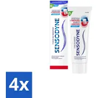 Sensodyne 4 x - Tandpasta - Gevoeligheid & Tandvlees - Tandvleesverzorging - 75 ml - Tandgevoeligheid - Tandvleesproblemen - Tandpasta - Gevoelige Tanden - Tandplak