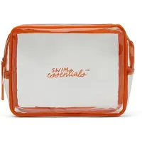 Swim Essentials Cosmetische Tas - Transparant Oranje - Groot - UNI