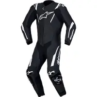 Alpinestars Missile v3, leren pak, 1 stuk. ,Zwart/Wit ,46