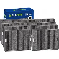 Alapure 4x 3975 Compatibel met Miele Koolstoffilter D19-P / FWKM-1423 (2 St.)