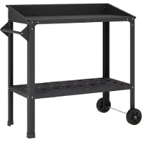 Syfax Verrijdbare werkbank met afmetingen 96 x 50 x 89 cm, gemaakt van verzinkt staal