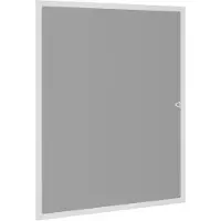 vidaXL Insectenscherm voor ramen Wit 120 x 140 cm