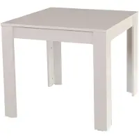 Skye Decor , Single 90 - Glanzwit, Eettafel, Wit, 100% melaminecoating op spaanplaat, 90 x 80 x 78 cm