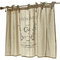 Loberon Schuifgordijn Girest beige