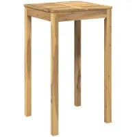 Syfax Tuinmeubel-tafel, wit, 60 x 60,5 x 105 cm, massief acaciahout