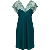 Lingadore Night Nachthemd 8502 | Maat: 3XL | Kleur: Pine Green