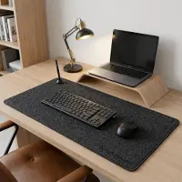 Merkloos Grote Bureau Mat van Vilt voor Kantoor en Thuis