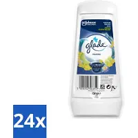 Glade 24 x - Gel - Marine - 150 g - Luchtverfrisser - Geur Marine - Maritieme Geur - Essentiële Oliën - Frisse Geur