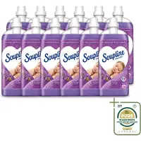Soupline 12 x - Wasverzachter - Lavendel - 56 Wasbeurten - 1.3L - Wasstrips - Wasverzachter - Wasgoed Verzachten - Lavendel Geur - Wasgoed Verzorgen - Wasverzachter Lavendel