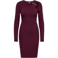 ONLY Gebreide jurk 'ONLFlou' bordeaux