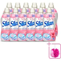 Silan 12 x – Wasverzachter – Fresh Control Floral Crisp – 1056 ml - Bulkverpakking - Wasverzachter - Douchemop - Frisheid