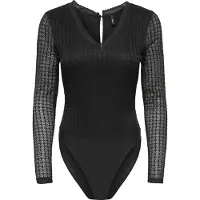 ONLY Shirt body 'ONLAYA' zwart