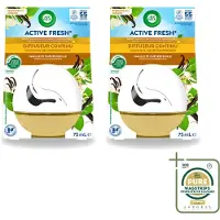 Air Wick 2 x Decosphere - Luchtverfrisser - Vanille & Kamperfoelie - 75ml - Wasstrips - Luchtverfrisser - Geur - Geurverspreiding - Vanille - Kamperfoelie
