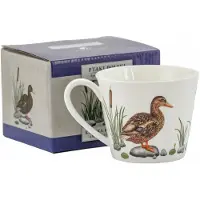 Marco polo Grote Porseleinen Mok - Zwaan - 400ml - Collectie 'Vogels van Polen'