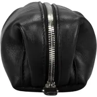 JOST Bags Leren potloodetui Odense Pencil Case Black zwart