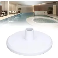 Markenlos 20 cm adapter voor zwembadskimmer - Kunststof vacuümplaat - Wit