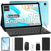 Doogee Tab E3+ Android 15, 12 inch, 32 (8+24)GB + 256GB (uitbreidbaar tot 2TB), 4G LTE, 90Hz, 8800mAh/18W, toetsenbordset