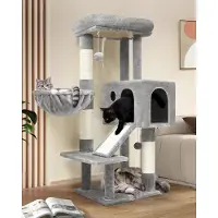 Merkloos Kattenkrabpaal 116 cm, sisal, voor katten
