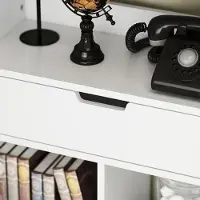 OEM Vrijstaand boekenkast – 9 lades – Wit – 60x26x158 cm – Metaal – Antikantelsysteem