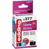 Edding Inktcartridge vervangt Canon PG-540XL Compatibel Zwart EDD-377 18-377