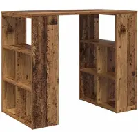Merkloos Solidchoice - Bureau met Ingebouwde Planken 90 x 50 x 75 cm