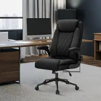Merkloos Ergonomische bureaustoel met opklapbare armleuningen