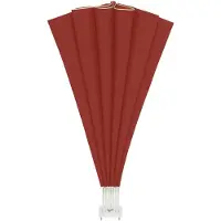 vidaXL Terrasscherm inklapbaar 160 cm terracottakleurig
