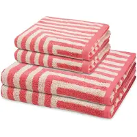 Ross Handdoek 'Grafik' rood