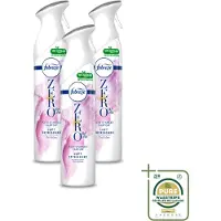 Febreze 3 x Spray - Zero % - Orchidee - Luchtverfrisser - 300ml - Wasstrips - Luchtverfrisser - Geuren Verwijderen - Orchidee Geur - Frisse Geur - Zero %