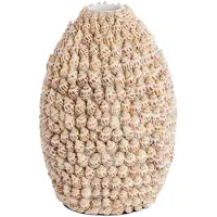 Light & Living - Vaas SHELL - Ø19x28.5cm - Bruin