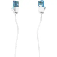 Hama 00200690 RJ45 Netwerkkabel, patchkabel CAT 6A U/UTP 3 m Wit Extreem dun 1 stuk(s)