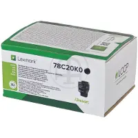 Lexmark Toner 782K (78C20K0) Zwart