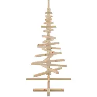 vidaXL Kerstdecoratie kerstboom 120 cm massief grenenhout